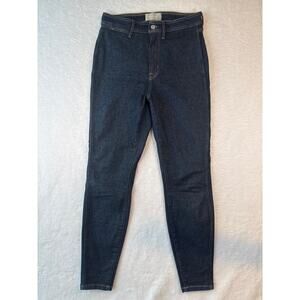 Everlane Way High Skinny Jean Womens Size 30 Regular Dark Wash Stretch